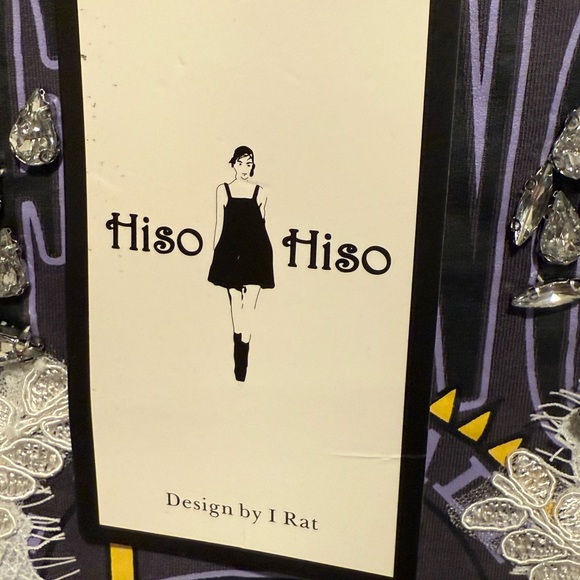 Hiso Hiso NWT Size M Purple Graphic NFL T-Shirt Dress with Lace & Ruffles (0559) - Picture 11 of 13